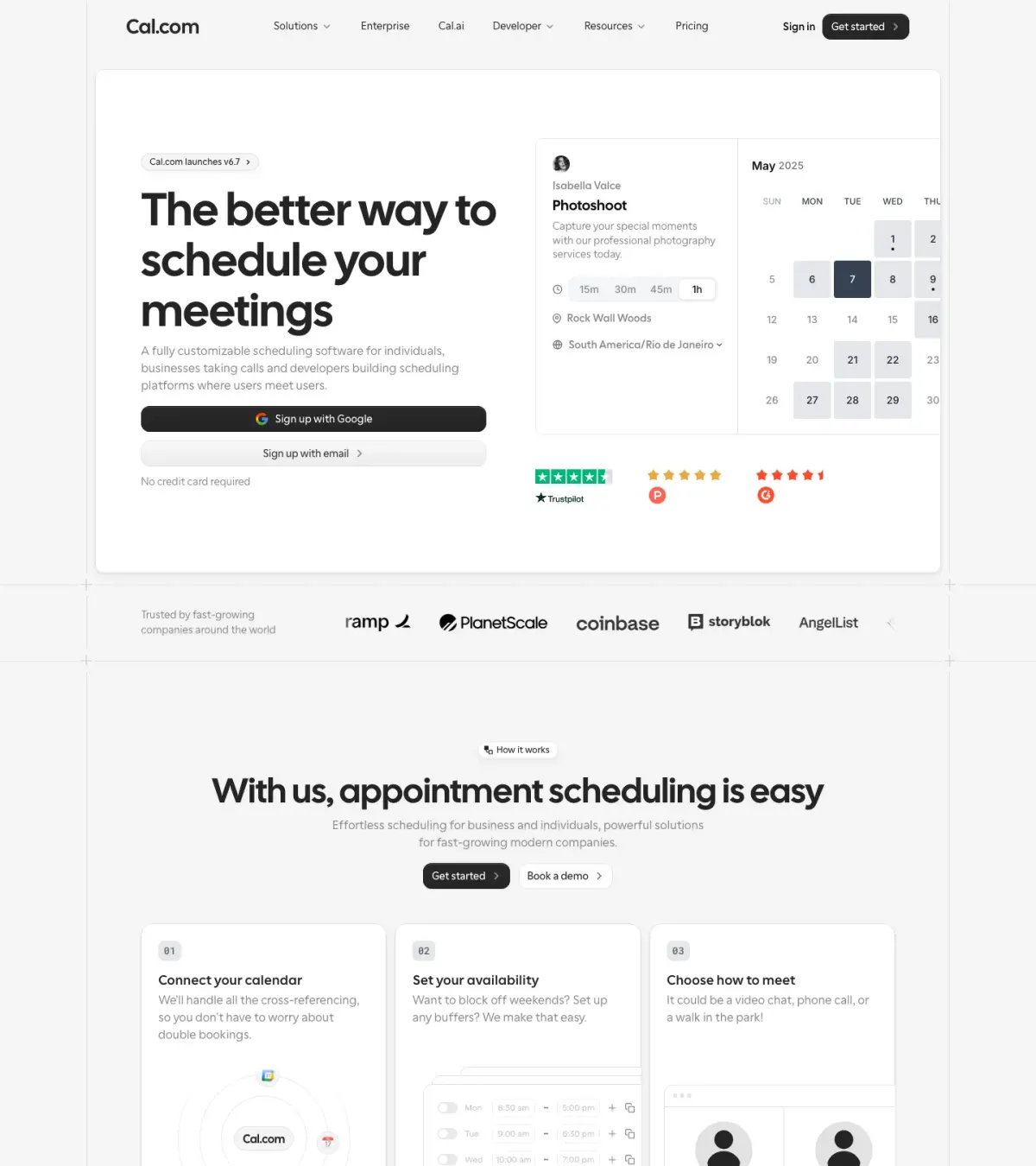 Cal.com — Landing