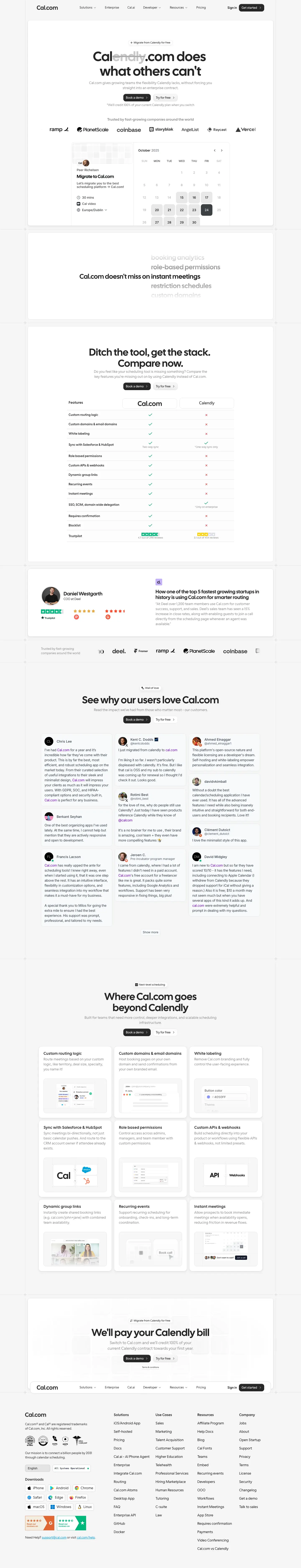 Cal.com — Compare