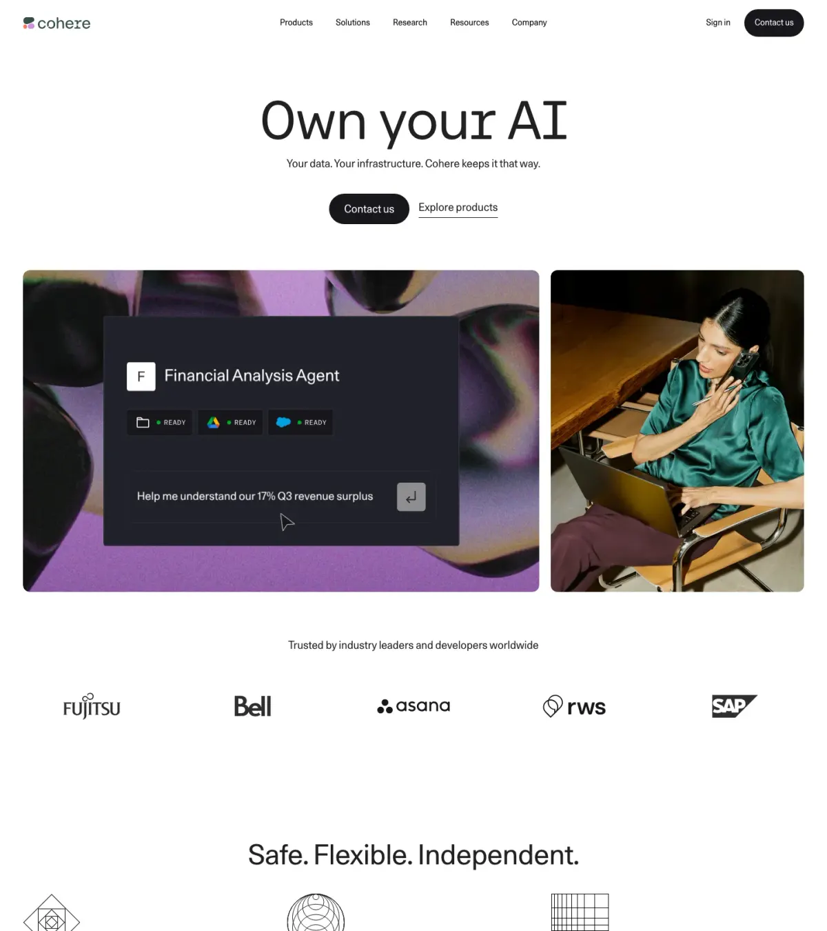 Cohere — Landing