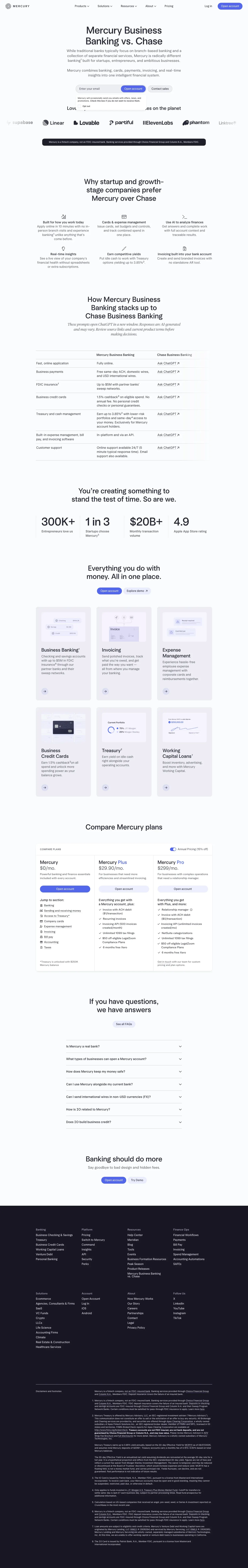 Mercury — Compare