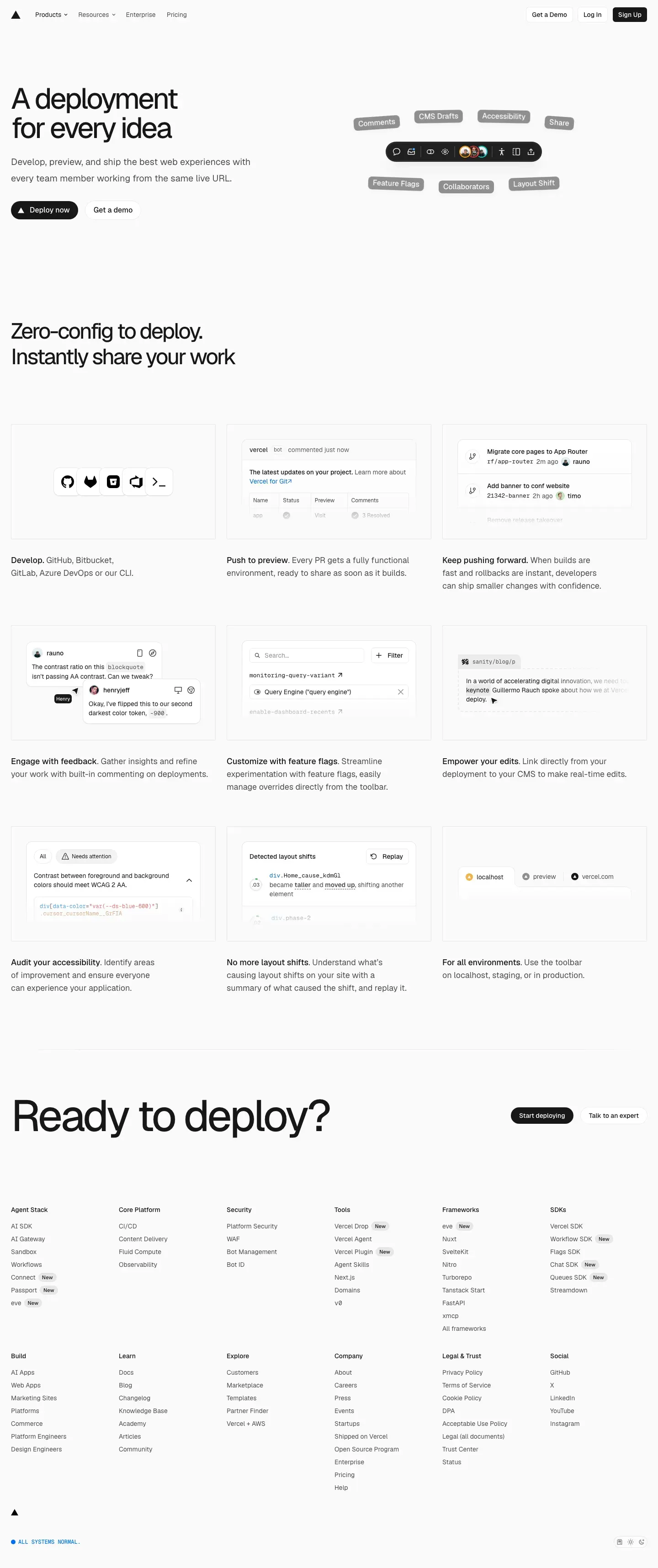Vercel — Product