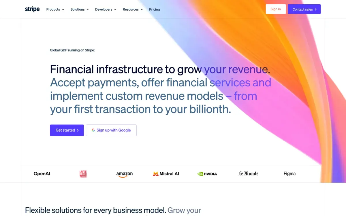 Stripe — Hero