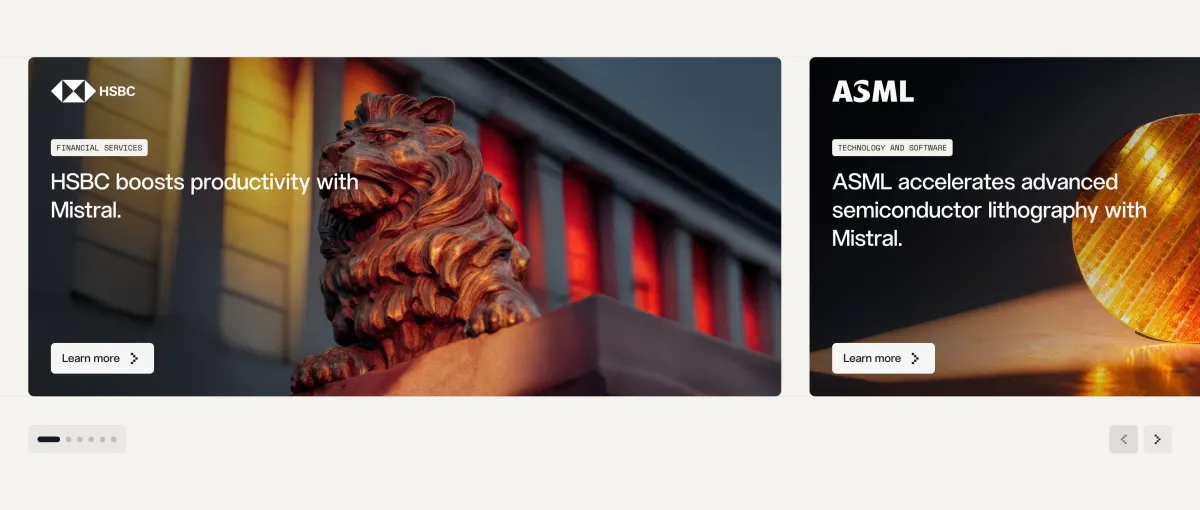 Mistral AI — Customers